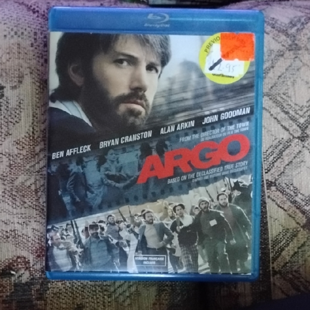 Argo (Blu-ray 2013, With Slip Cover) **Missing Dvd Disc Blu Ray Disc Only